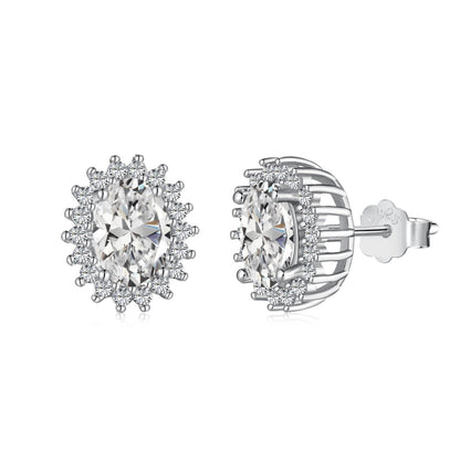 [Vivid Aurora]Delicate Radiant Oval Cut Daily Earrings