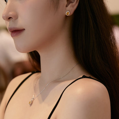 [Vivid Aurora]Delicate Radiant Oval Cut Daily Earrings