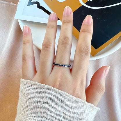 [Vivid Aurora]Delicate Sparkling Round Cut Daily Ring